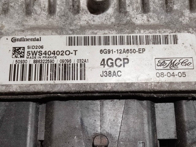 Ford Galaxy, S-Max, Mondeo IV. 2,0 Diesel motorvezérlő, a képen látható sérüléssel  5WS404020-T 6G91-12A650-EP