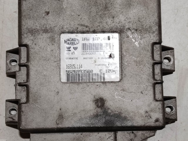 Peugeot Partner, Citroen Berlingo 1996-2002 1,4 8v benzin motorvezérlő Magnetti Marelli IAW1AP.40 9628993580