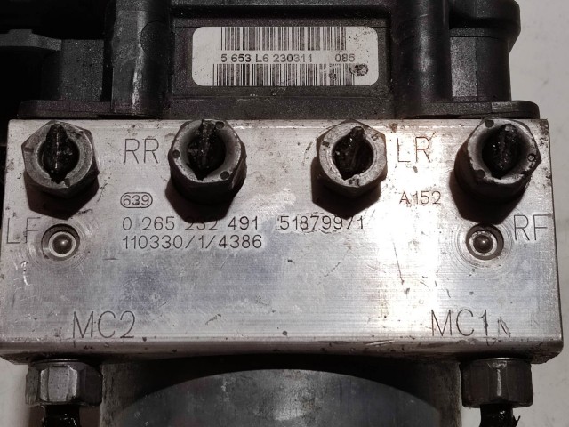 Fiat Fiorino , Qubo , Citroen Nemo, Peugeot Bipper Bosch Abs 0265232491 ,  51879971