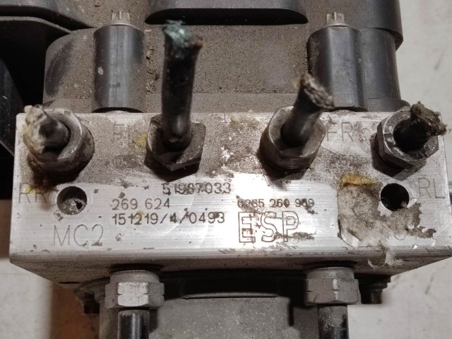 Fiat Ducato 2006- Bosch Abs 0265260989 , 51987033