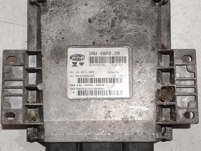 Citroen C1, C3, Peugeot 206 1,1 8v benzin motorvezérlő Magnetti Marelli  9645989480
