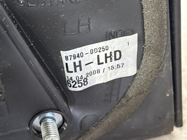 216899 Toyota Yaris II. 2006-2011 3 vezetékes bal oldali visszapillantó tükör