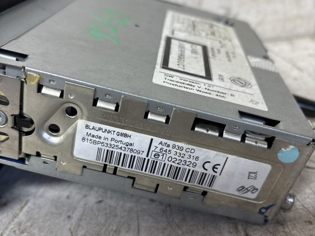 216911 Alfa Romeo 159 Blaupunkt Cd-s rádió