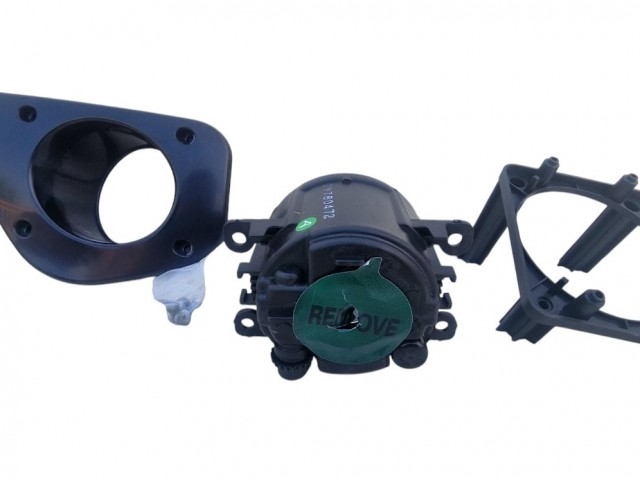 Toyota Aygo 2005-2012 utángyártott új bal első ködlámpa H11 kerettel DEPO