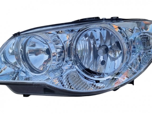 Fiat Albea, Palio, Strada utángyártott új bal első fényszóró 2H7, króm házas (motorral) DEPO