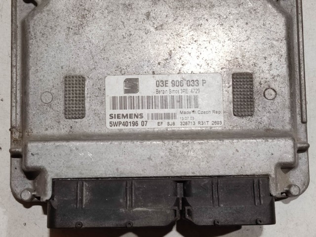 Seat Ibiza 6L1, Cordoba 1,2 12v benzin motorvezérlő  5WP4019607 , 03E906033P
