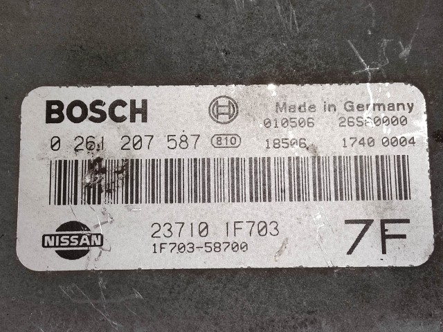 Nissan Micra K11 1,0 Benzin motorvezérlő  0261207587 , 23710IF703