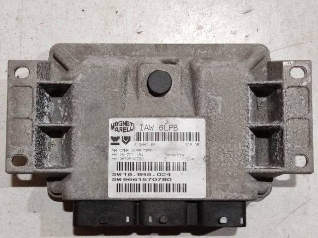 Peugeot 407, Citroen C5 1,8 16v benzin motorvezérlő  IAW6LPB , SW9661570780