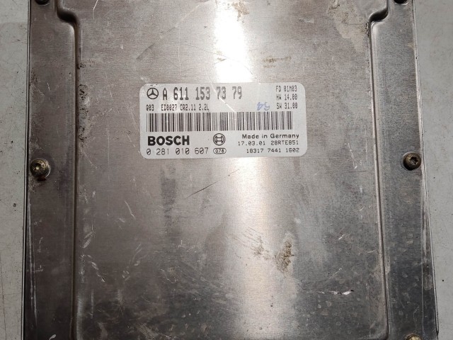 Mercedes Benz W203 C-Class 2,2 Diesel motorvezérlő Bosch 0281010607 , A6111537379
