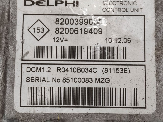Nissan Note 2005-2013 1,5 Diesel motorvezérlő Delphi  8200399038