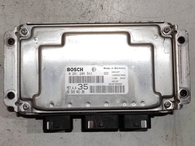 Peugeot 307 2000-2009 1,6 16v benzin motorvezérlő  Bosch 0261206943 , 9650346180