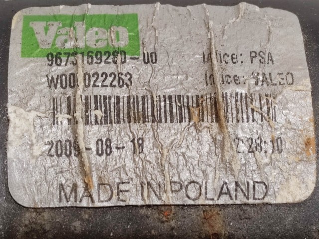 Citroen C3 Picasso  2009-2017 első ablaktörlő motor mechanikával 967316928
