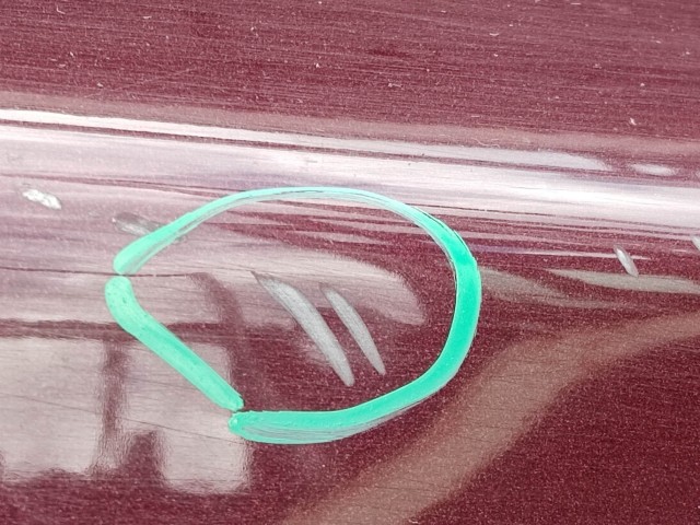 110048 Fiat Stilo 2001-2007 bal első ajtó, a képen látható sérüléssel