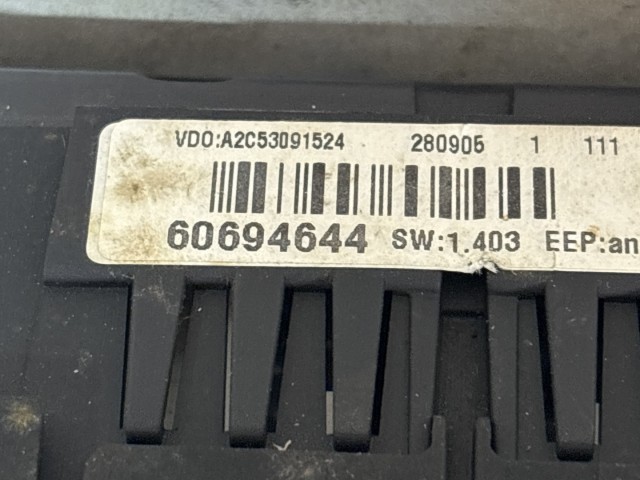 Alfa Romeo 159 óracsoport (kilométer óra) 60694644