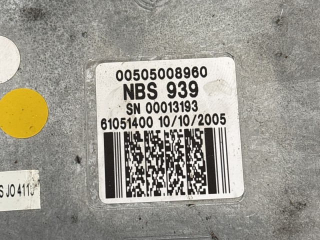 Alfa Romeo 159 2005-2011 Motorvezérlő használt 60686058 kézi váltós 0261S01034 