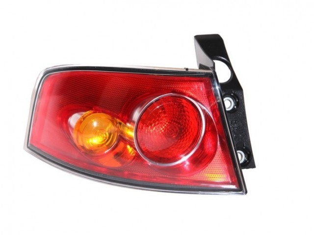 Seat Ibiza 6L1 2002.03.01-2008.04.30 utángyártott új bal hátsó külső lámpa üres (piros házas)