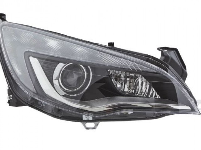 Opel Astra J 2009-2020 utángyártott új jobb első fényszóró Bi-XENON D1S/H11, napp.f., kany.köv. HELLA