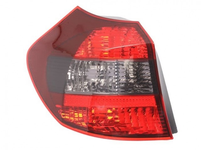 BMW 1 (E87) 2004-2007 utángyártott új bal hátsó lámpa (füst/piros)