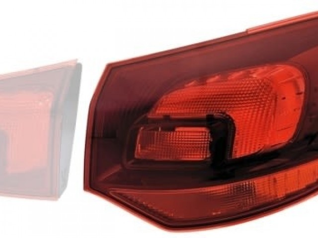 Opel Astra J 2009-2020 utángyártott új jobb hátsó külső lámpa, piros (Kombi)