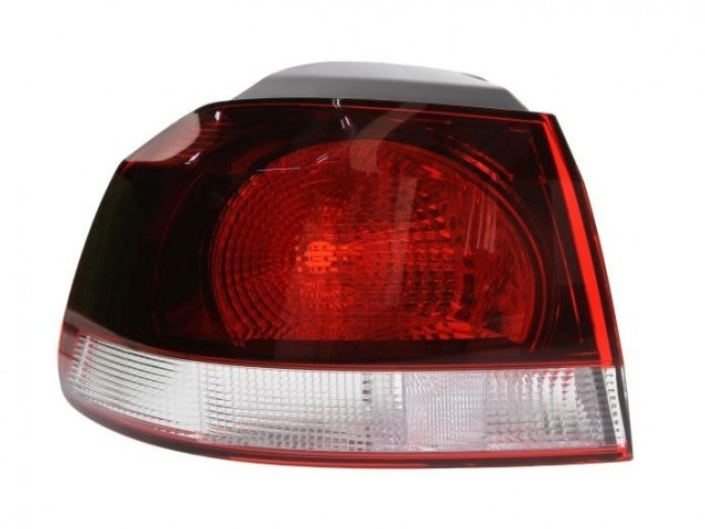 Volkswagen Golf VI. 2008-2012 utángyártott új bal hátsó külső lámpa, füst