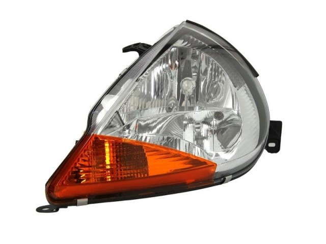 Ford Ka 1996-2009 utángyártott új bal első fényszóró H4/H1 CARELLO motor nélkül