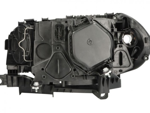 BMW X3 (E83) 2007-2010 utángyártott új jobb első fényszóró 2H7, fekete h. (motorral) DEPO
