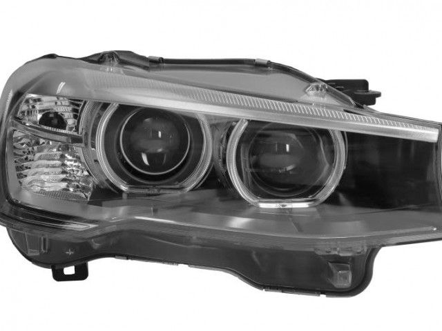 BMW X3 (F25) 2010-2018 utángyártott új jobb első fényszóró XENON D1S/LED elektr.nélk. (motorral)