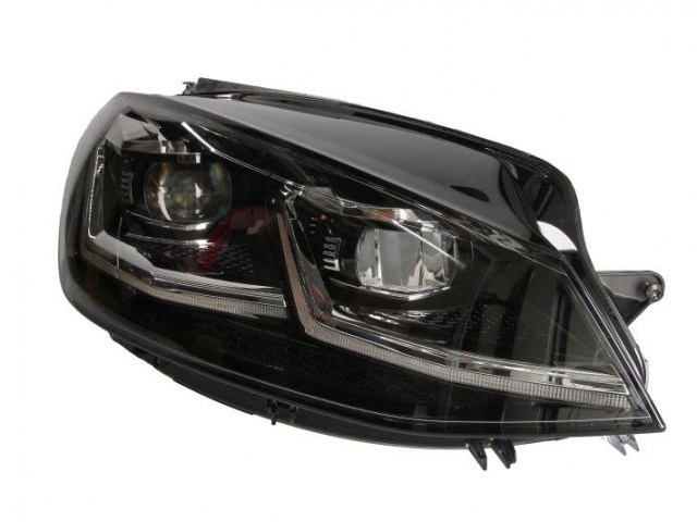 Volkswagen Golf VII 2016-2019 utángyártott új jobb első fényszóró 6 féle LED funkcióval HELLA