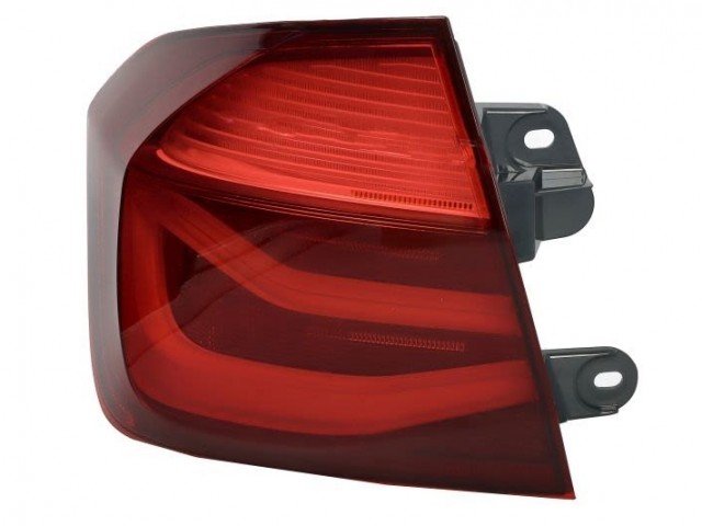 BMW 3 F30 2011-2018 utángyártott új bal hátsó külső lámpa LED HELLA fekete Msport