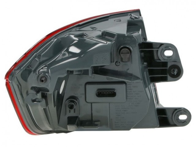 BMW 3 F30 2011-2018 utángyártott új jobb hátsó külső lámpa LED HELLA fekete M sport