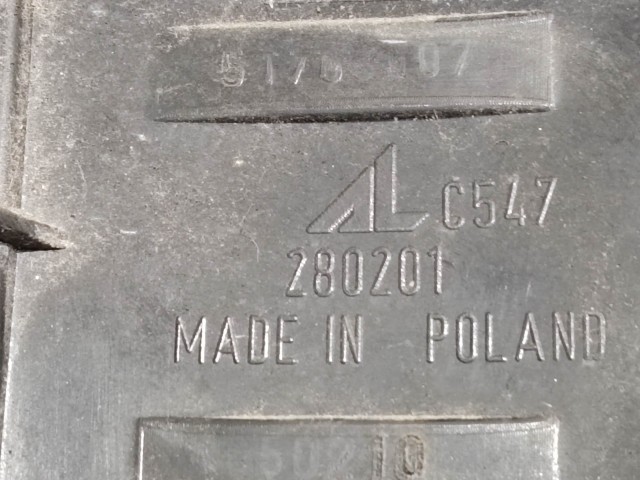 223329 Fiat Panda II. 2003-2012 bal hátsó lámpa, fekete házas