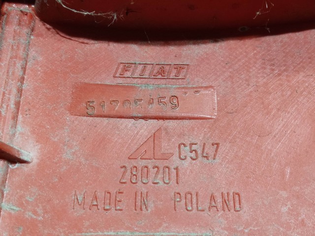 223337 Fiat Panda II. 2003-2012 bal hátsó lámpa, piros szélű