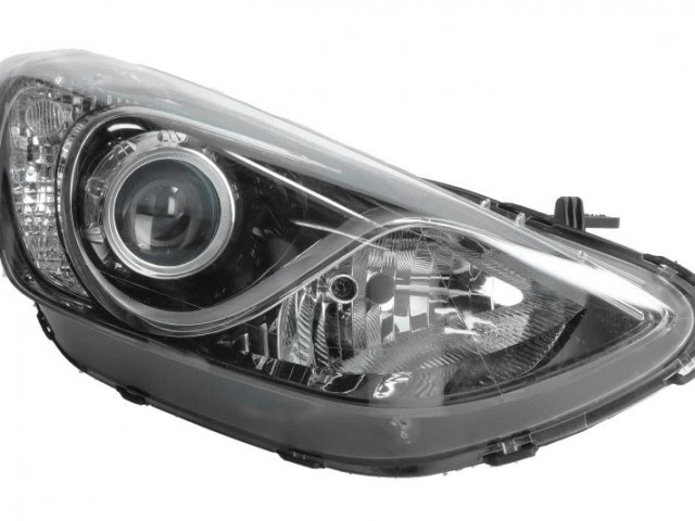 Hyundai I30 GD 2012-1017 utángyártott új jobb első fényszóró 3H7 króm házas (motorral)