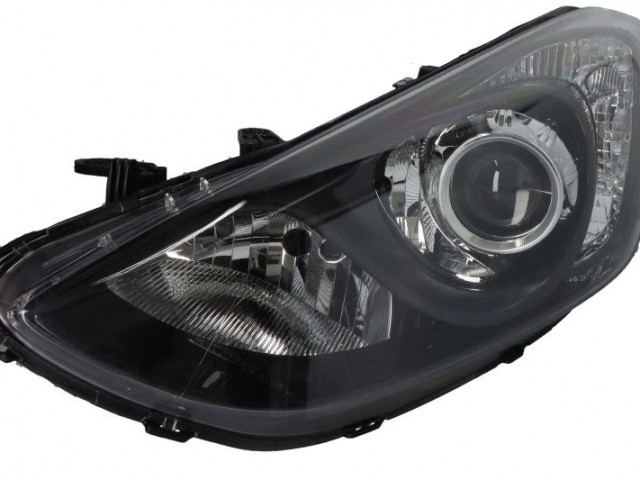 Hyundai I30 GD 2015-1017 utángyártott új bal első fényszóró 3H7 fekete házas (motorral) DEPO