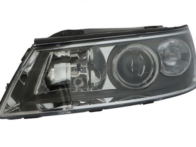 Hyundai Sonata 2005-2010 utángyártott új bal első fényszóró H7/H1 CSAK park.senz. 07-ig (motoros) DEPO