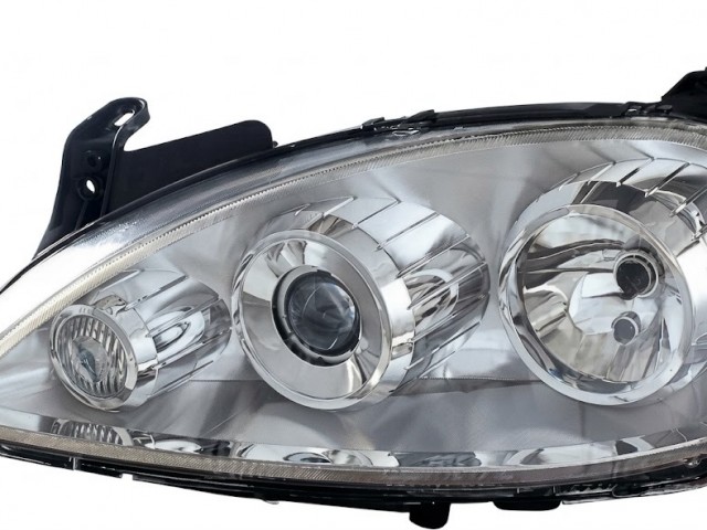 Opel Corsa C 2000-2006 utángyártott új bal első fényszóró D2S/H7 Xenon DEPO