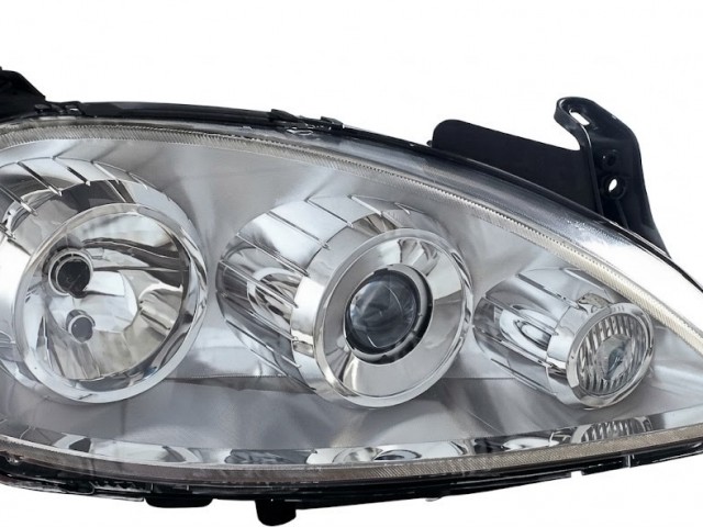 Opel Corsa C 2000-2006 utángyártott új jobb első fényszóró D2S/H7 Xenon 03-tól DEPO