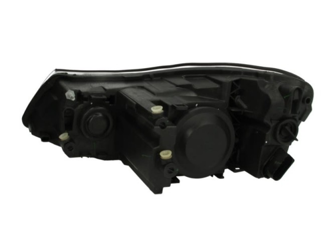 Skoda Octavia II. 2009-2013 utángyártott új jobb első fényszóró H1/H7 króm h. Octavia logo nélk (motorral) DEPO