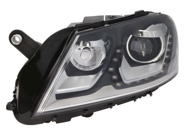 Volkswagen Passat B7 2010-2014 utángyártott új bal első fényszóró XENON D3S/LED (el.+izzó nélk.) DEPO
