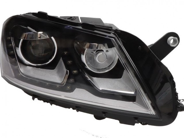 Volkswagen Passat B7 2010-2014 utángyártott új jobb első fényszóró XENON D3S/LED (el.+izzó nélk.) DEPO
