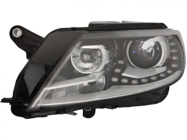 Volkswagen Passat CC 2012-2017 utángyártott új bal első fényszóró Bi-XENON D3S/H7/LED+kanyarf (motorral) DEPO