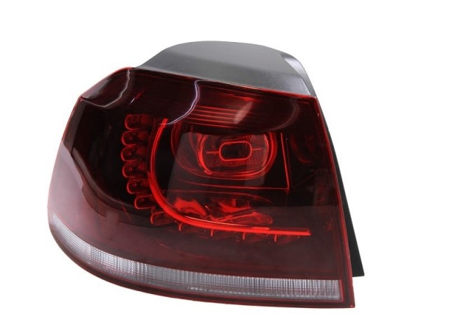 Volkswagen Golf VI. 2008-2012 utángyártott új bal hátsó külső lámpa, füst LED (GTI/GTD/R) DEPO