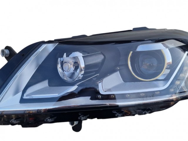 Volkswagen Passat B7 2010-2014 utángyártott új bal első fényszóró XENON D3S/LED (el.+izzó nélk.) DEPO